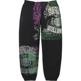 Overprint Sweatpant (Black)
