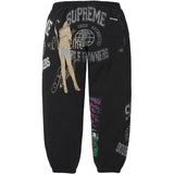 Overprint Sweatpant (Black)