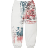 Overprint Sweatpant (White)