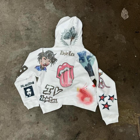 Belacartes White Hoodie