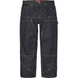 Paneled Stitch Double Knee Painter Pant (Raw Indigo)