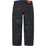 Paneled Stitch Double Knee Painter Pant (Raw Indigo)