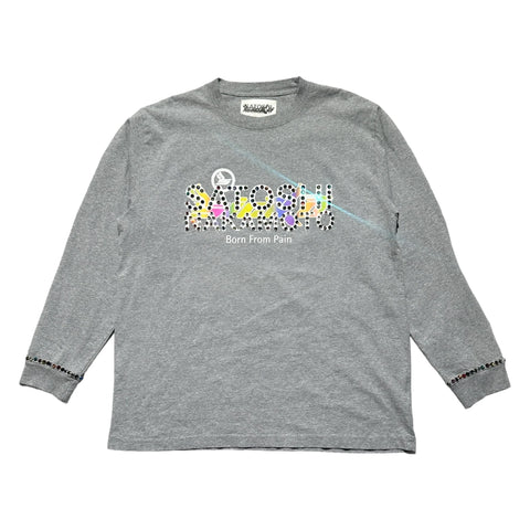 Satoshi Nakamoto x Sicko x Studded Crystal Long Sleeve