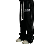 BLACK REVERSE STITCHED PANTS