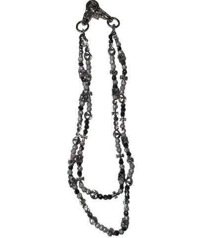 Kool Linxz Black Bead Wallet Chain