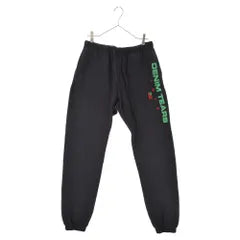 Denim Tears side Logo Sweatpants Black