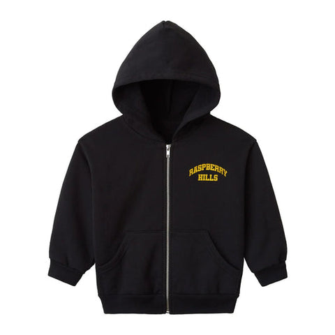 GV Gallery Raspberry Hills Black Kids Zip Up Hoodie