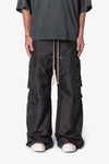 MNML Rave Double Cargo Pants Black