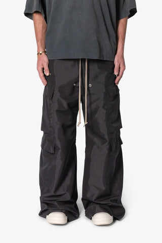 MNML Rave Double Cargo Pants Black