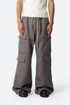 RAVE DOUBLE CARGO PANTS BROWN