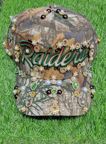 CAMO RAIDERS RHINESTONE SnapBack
