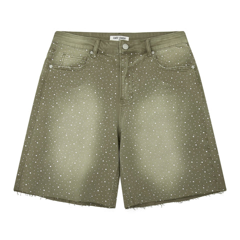 Almost Someday Cosmo Jorts - Olive