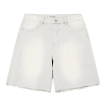 Almost Someday Cosmo Jorts - White
