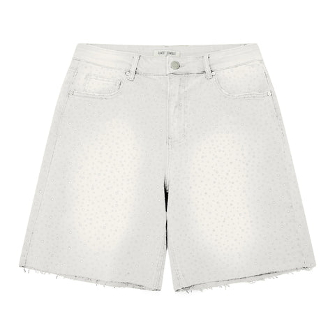 Almost Someday Cosmo Jorts - White