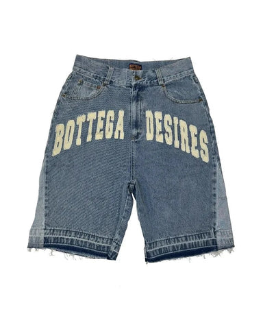 Bottega Desires Denim Shorts