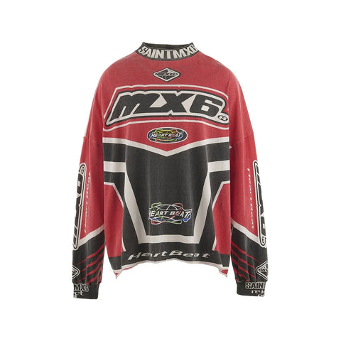 Saint Michael MX6 Long Sleeve (Red)