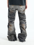 Reconstructed Texas Flare Denim