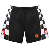 Checkerboard Soccer Shorts (Black)
