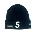 NEW ERA S LOGO BEANIE BLACK (FW23)