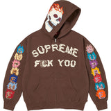 Fuck You Zip Up (Dark Brown)