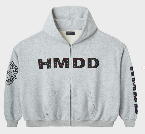 Happy Memories Chimestone Zip Up Hoodie