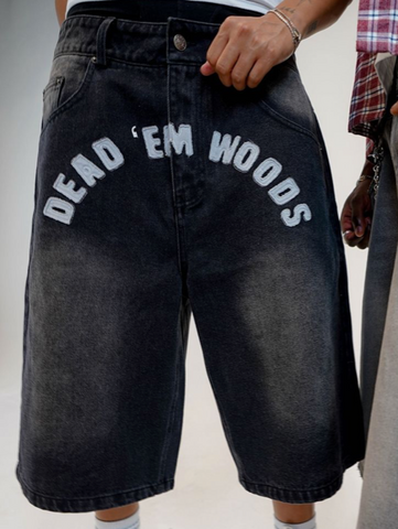 Misunderstood Midnight Woods Denim Jorts