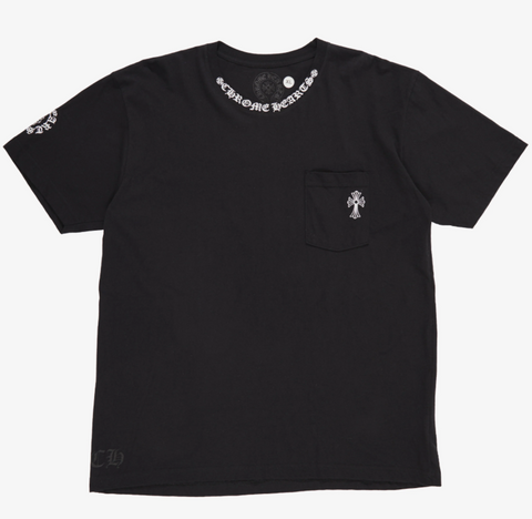 CHROME HEARTS NECK LOGO TEE