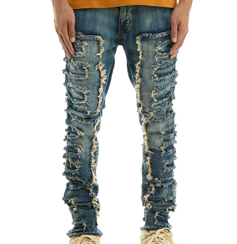 KDNK Puzzle V2 Jeans Blue