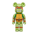 Bearbrick Nickelodeon Teenage Mutant Ninja Turtles Michelangelo 1000% Chrome