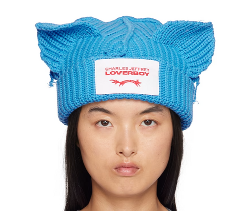 LOVERBOY CHUNKY EARS BEANIE (BLUE)