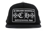 Chrome Hearts CH Hollywood Trucker Hat Black/Black