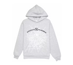 Sp5der Arach NY Phobia Hoodie Ash Grey