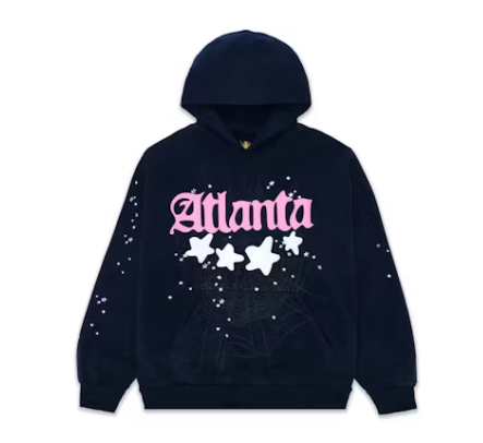 Sp5der Atlanta Hoodie Navy