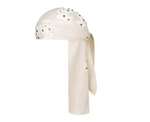 Denim Tears Rhinestone Cotton Wreath Durag Oatmeal