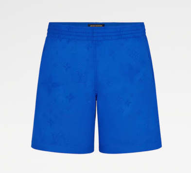 Louis Vuitton Signature Swim Board Shorts Blue