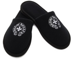 Chrome Hearts Hotel Slippers Black
