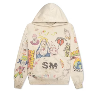 Saint Michael Graffiti Hoodie