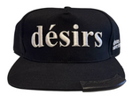 LEATHER PATCH HAT ‘BLACK’