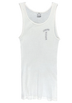 Chrome Hearts Vintage Cross T Bar Logo Tank Top White