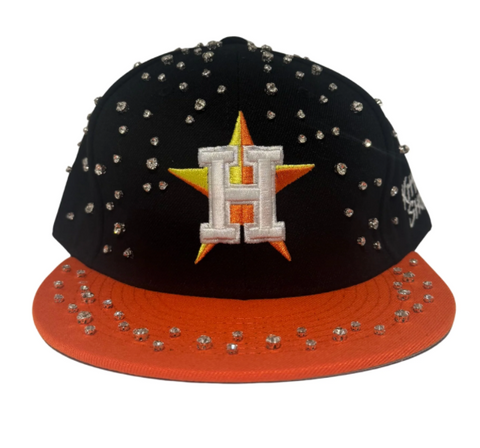 HOUSTON RHINESTONE SNAPBACK HAT