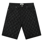 Gemstone Denim Jorts - Washed Black