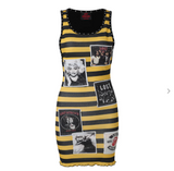 Black & Yellow Rebel Muse Dress