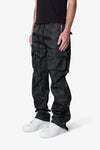 MNML SNAP FRONT CARGO PANTS BLACK