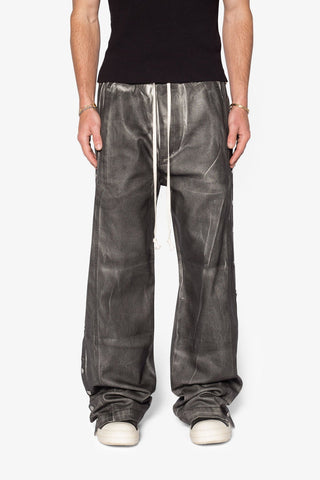 SNAP PANEL COATED PANTS