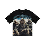 Godspeed Squadron Washed Black T-shirt