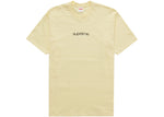 Supreme Classic Logo Tee Pale Yellow