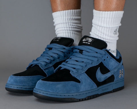 Supreme x Nike SB Dunk Low " Ocean Fog "