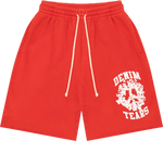 Denim University Shorts Red