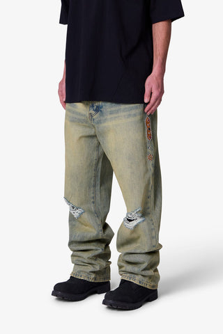 MNML ULTRA BAGGY MOJAVE DENIM VINTAGE BLUE