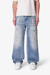 MNML DOUBLE WESTERN JEWEL DENIM Blue